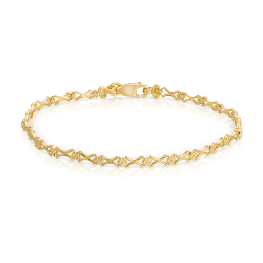 Mini Flower Link Bracelet