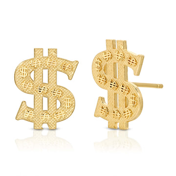 Dollar Sign Studs