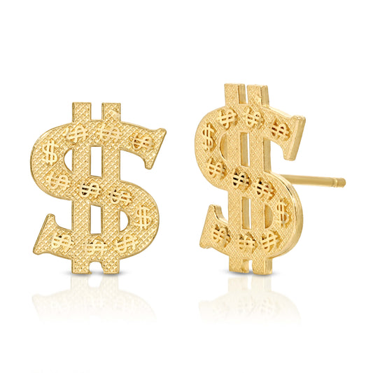 Dollar Sign Studs
