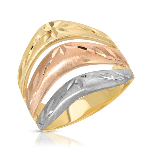 Jumbo Criss Cut Triple Band