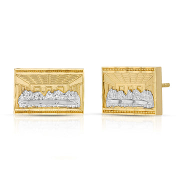 Last Supper Rectangle Studs