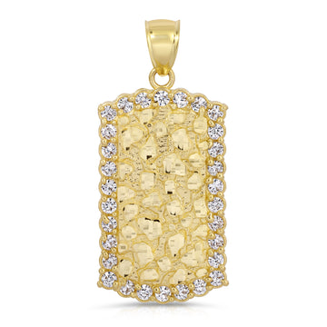 Nugget Dog Tag Pendant
