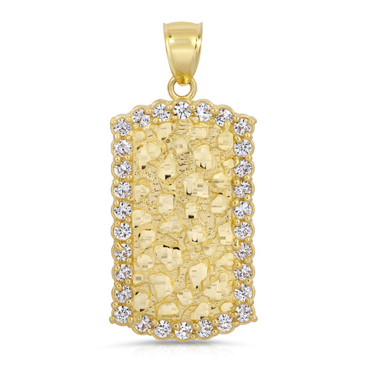Nugget Dog Tag Pendant
