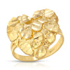Nugget Heart Ring (Small - Large)