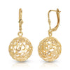 Mesh Sphere Earrings (Small + Large)