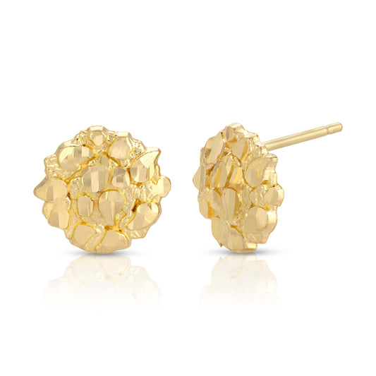 Nugget Circle Earrings (Mini - XL)